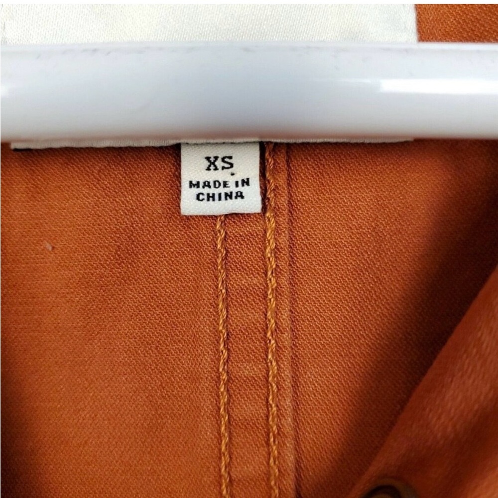 Madewell Utility Jacket Rust Color Size XS – Excellent Quality - Picture 11 of 12